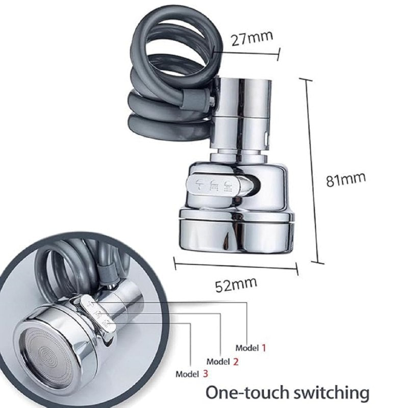 360° Water Faucet Extender with Adjustable Modes