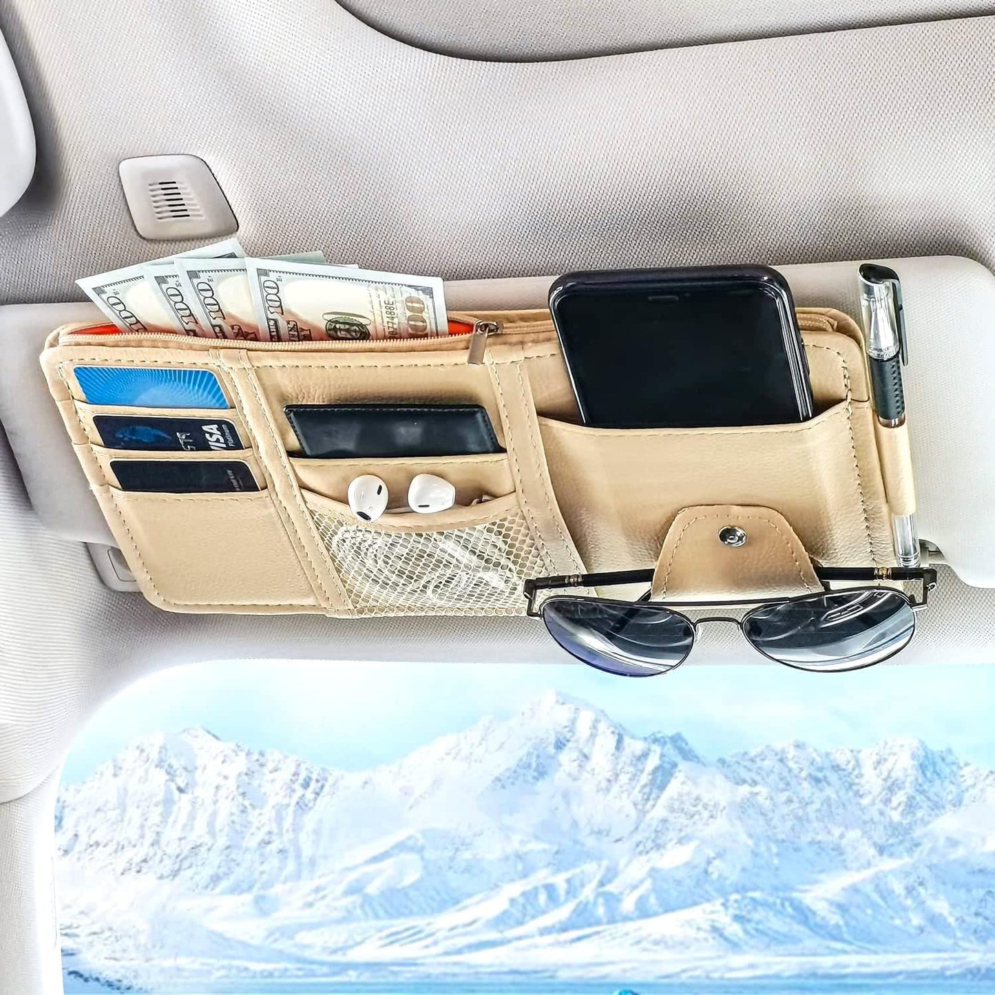 Go Carz™ Car Sun Visor Organizer