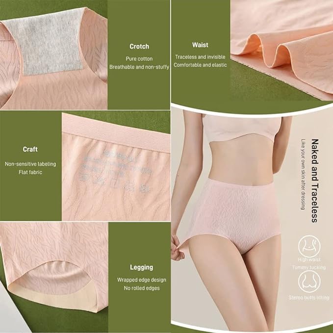 đ„Last Day Sale 50% OFFđ„đPay 1 Get 3 (3packs)_Fresh Seamless High Waist Butt Lift Pantiesâđ«VIP Fast Shipping (Only Today)â°