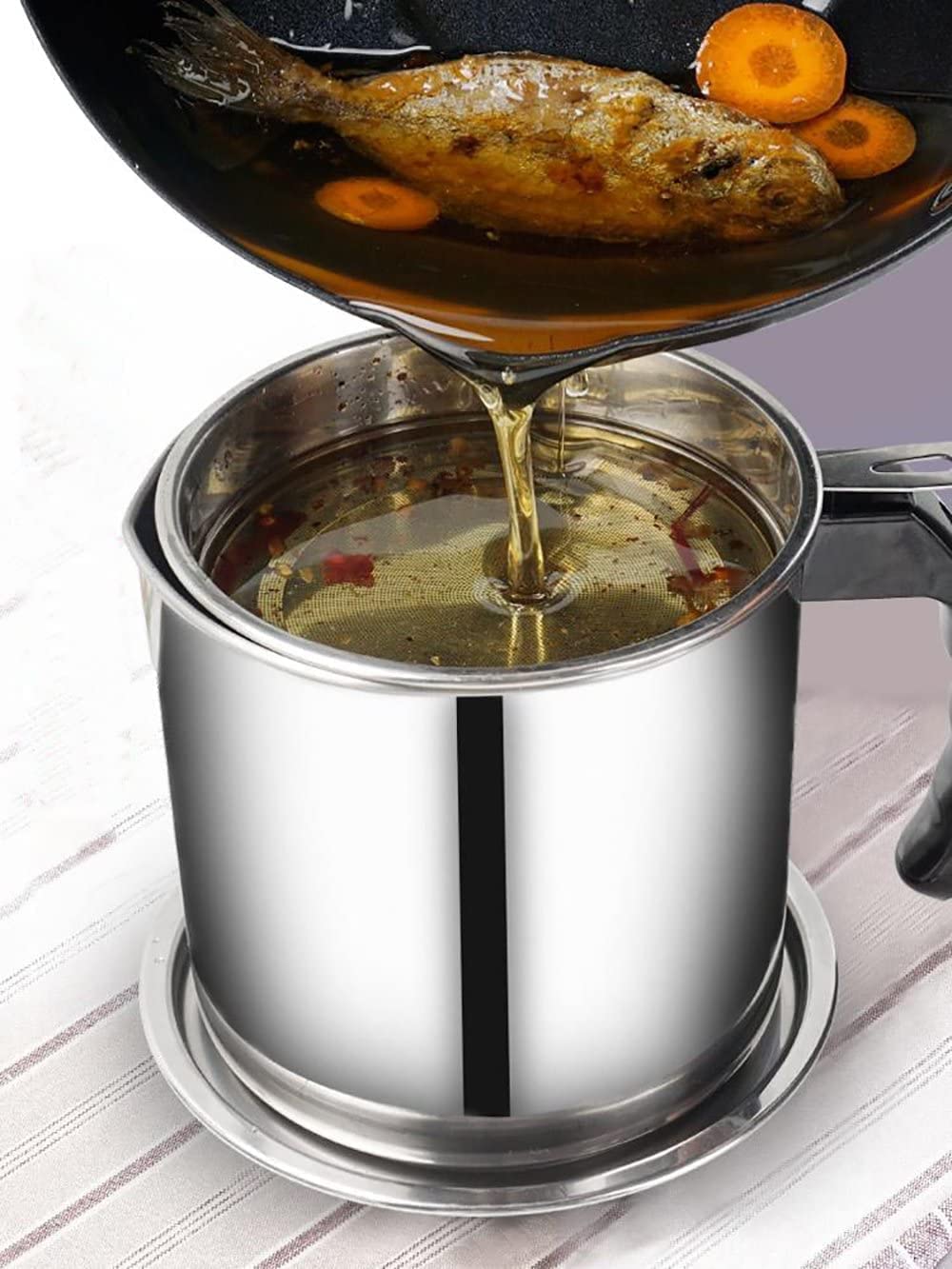 Heavy Duty | Stainless Steel Oil Filter Pot