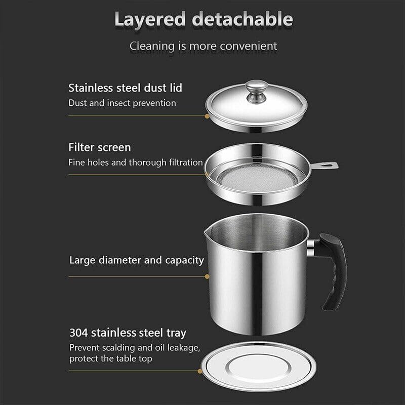 Heavy Duty | Stainless Steel Oil Filter Pot