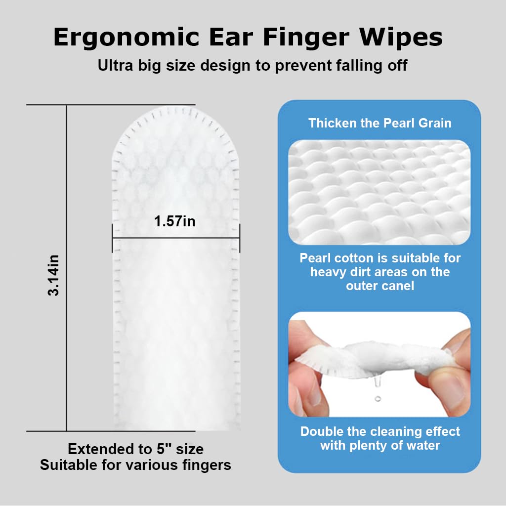 Pet Ear Cleaning Finger Wet Wipes