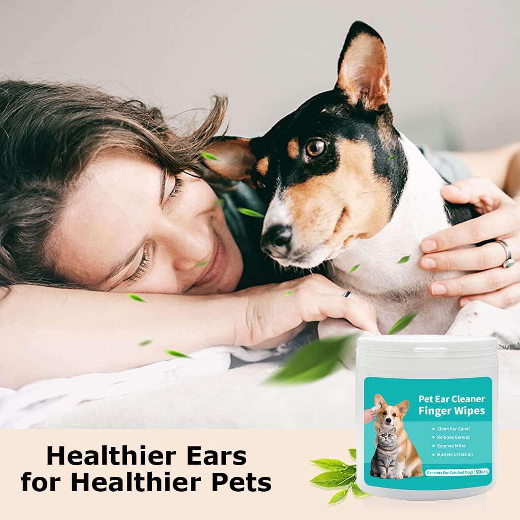 Pet Ear Cleaning Finger Wet Wipes