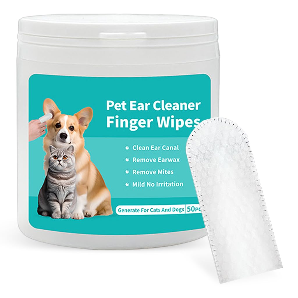 Pet Ear Cleaning Finger Wet Wipes