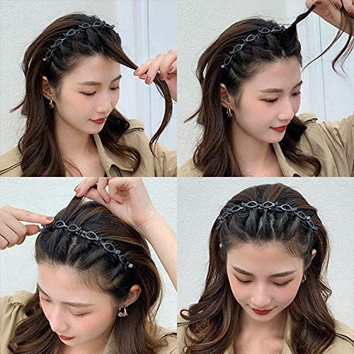 Double-Layer Twist Hair Band with Styling Clips (BUY 1 GET 1 FREE)
