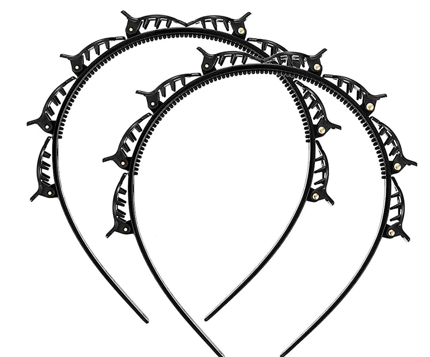 Double-Layer Twist Hair Band with Styling Clips (BUY 1 GET 1 FREE)
