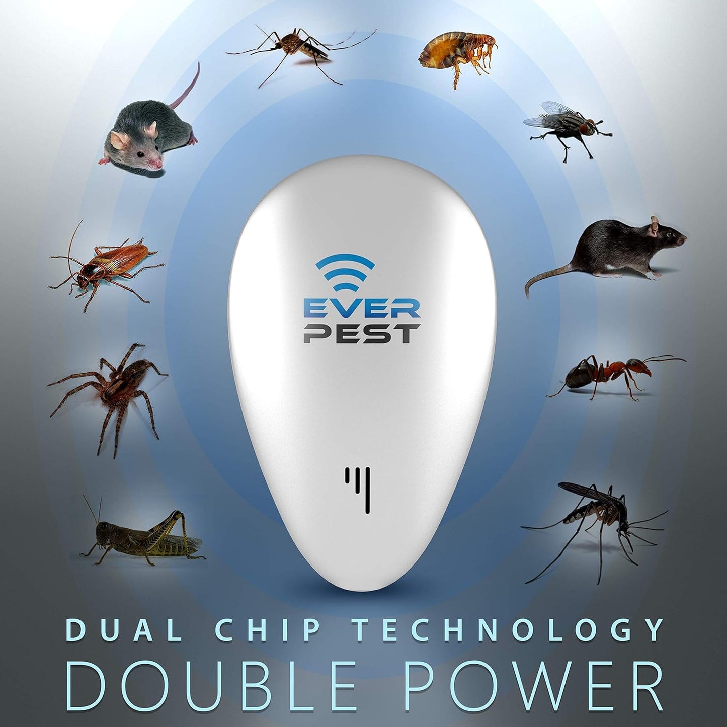 Ever Pest™ Ultrasonic Pest Repeller 2025 More Effective || Safe, Eco-Friendly, Plug-in Solution (Pack of 2)