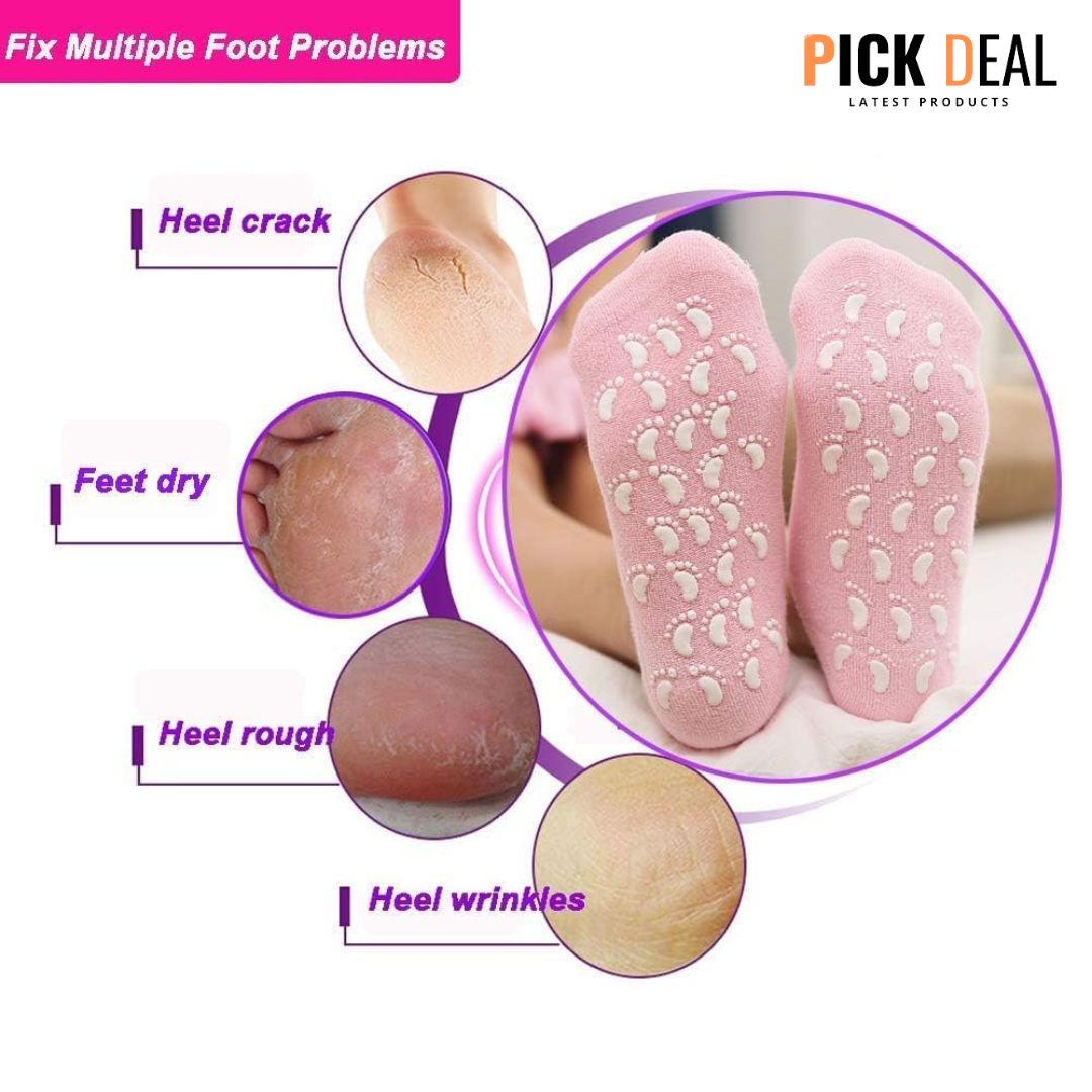 Crack Heel Silicon Spa Gel Socks