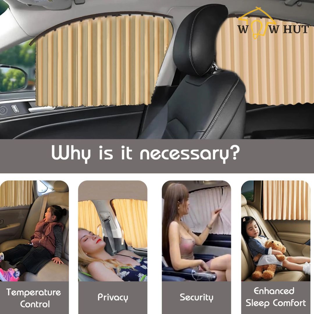 Universal Magnetic Car Curtain (4 Pcs)