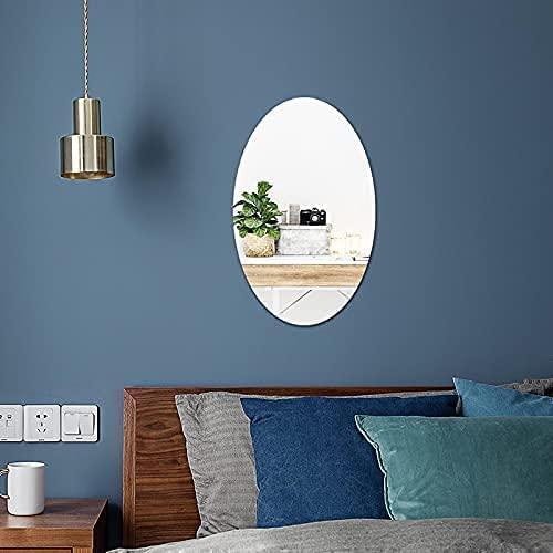 UNFRAGILE STICKY LOOKING PLASTIC STICKER MIRROR/ शीशा (BUY 1 GET 2 FREE) (Set of 3)