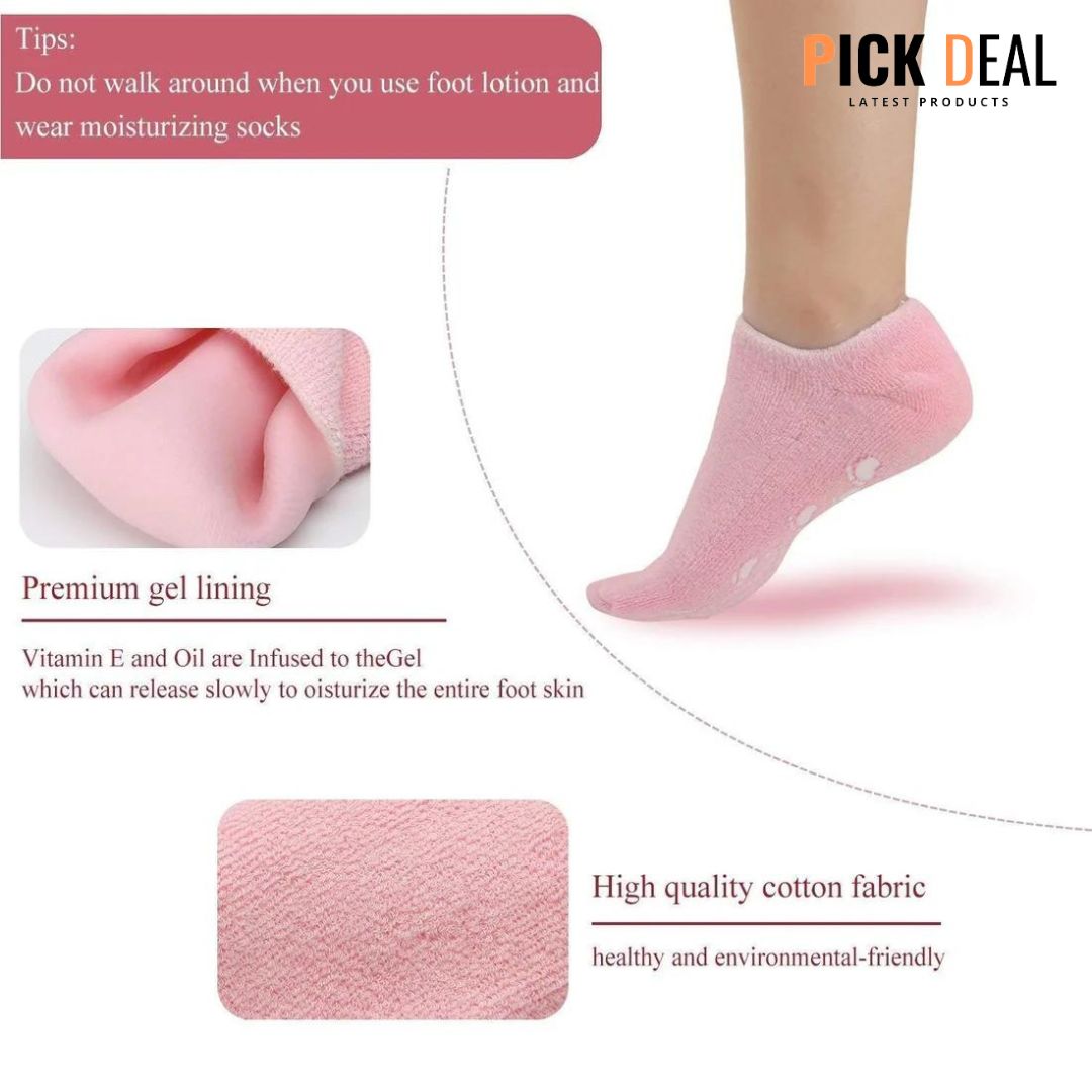 Crack Heel Silicon Spa Gel Socks
