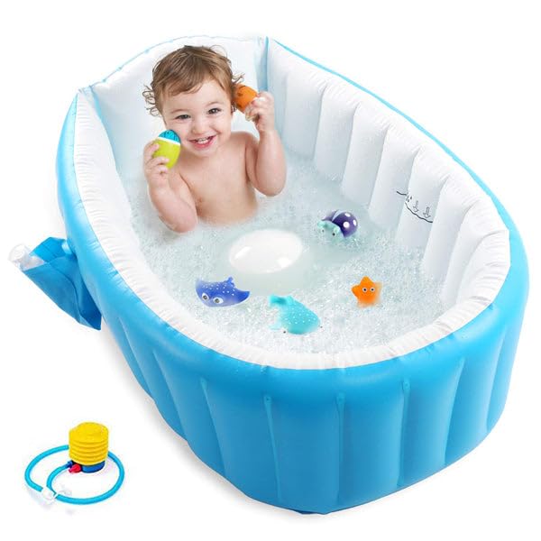 Inflatable Baby Bath Tub for (0-5 Year) Kids