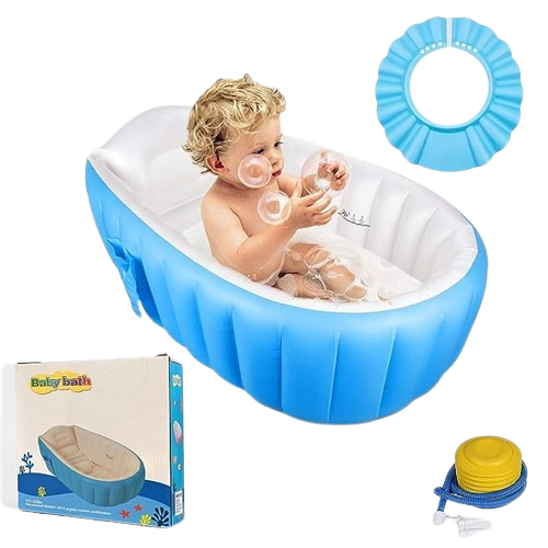 Inflatable Baby Bath Tub for (0-5 Year) Kids