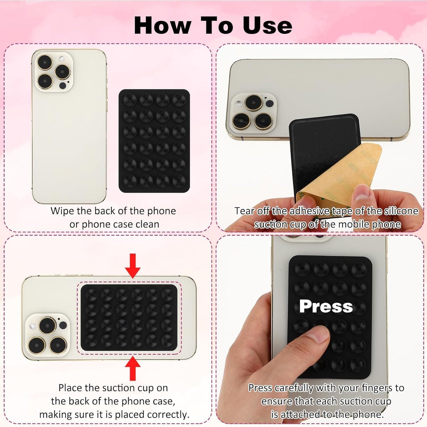 Silicon Suction cup for Phone