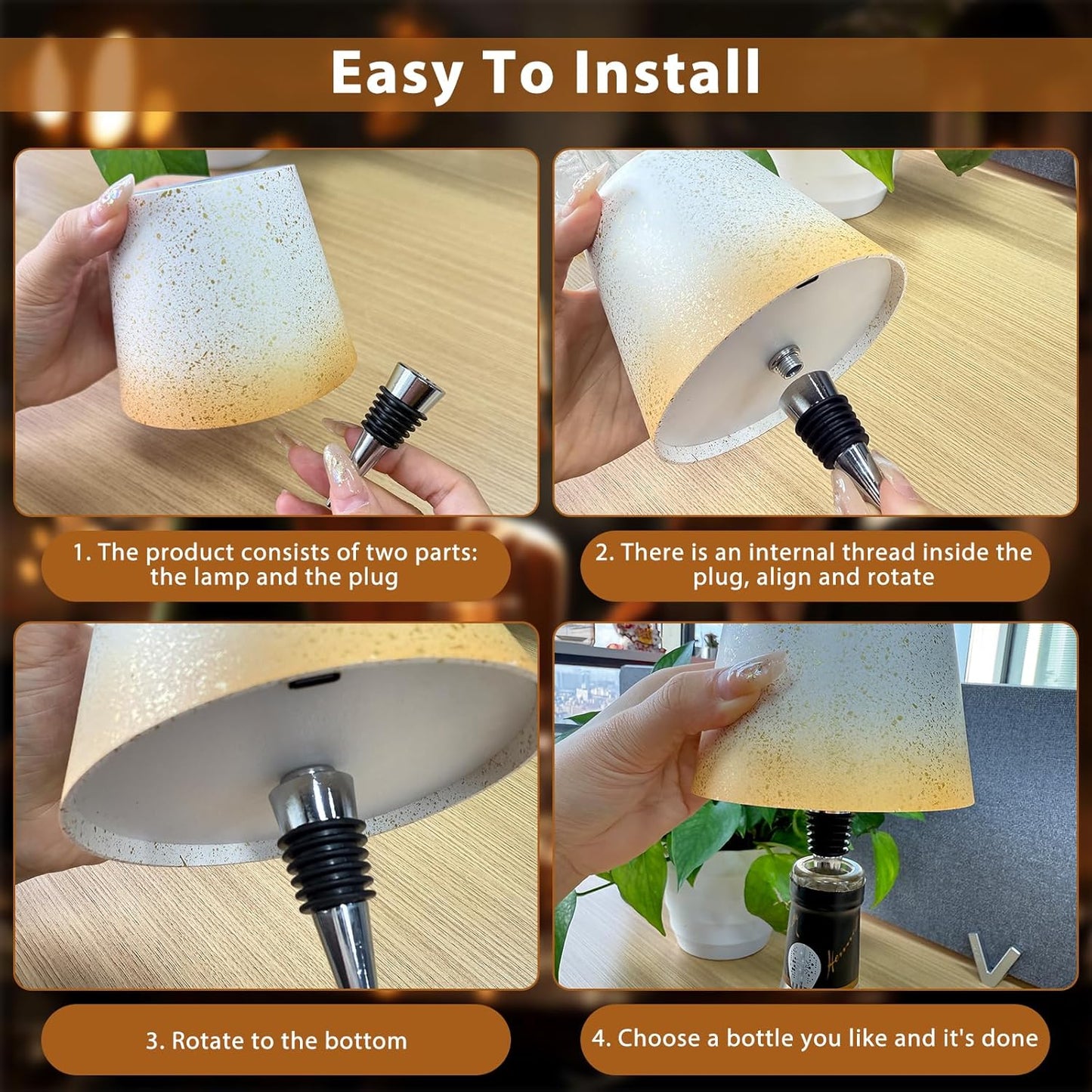3-Color Wireless Bottle Light | Fits Any Bottle