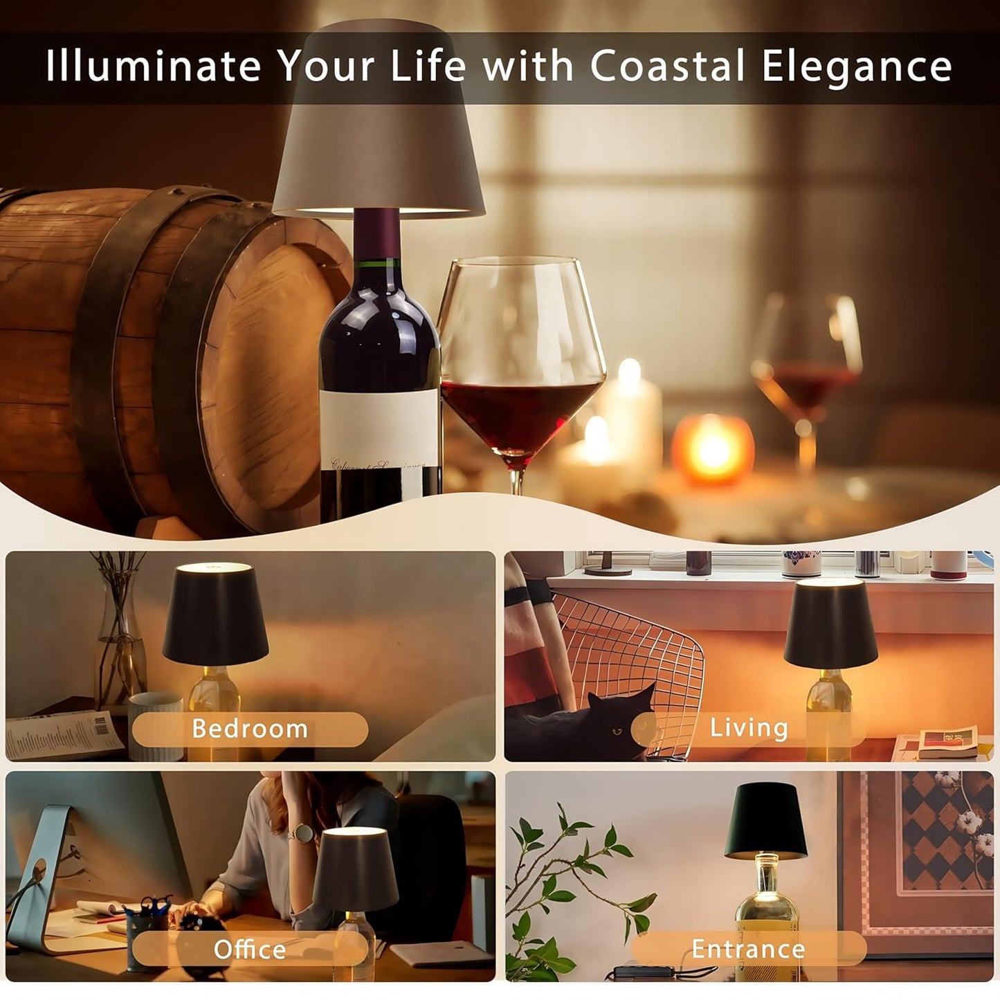 3-Color Wireless Bottle Light | Fits Any Bottle