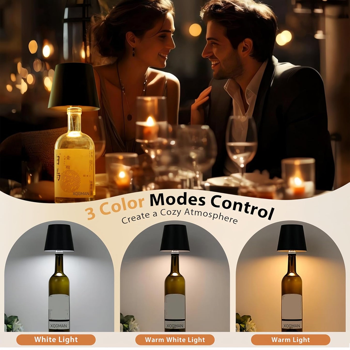 3-Color Wireless Bottle Light | Fits Any Bottle