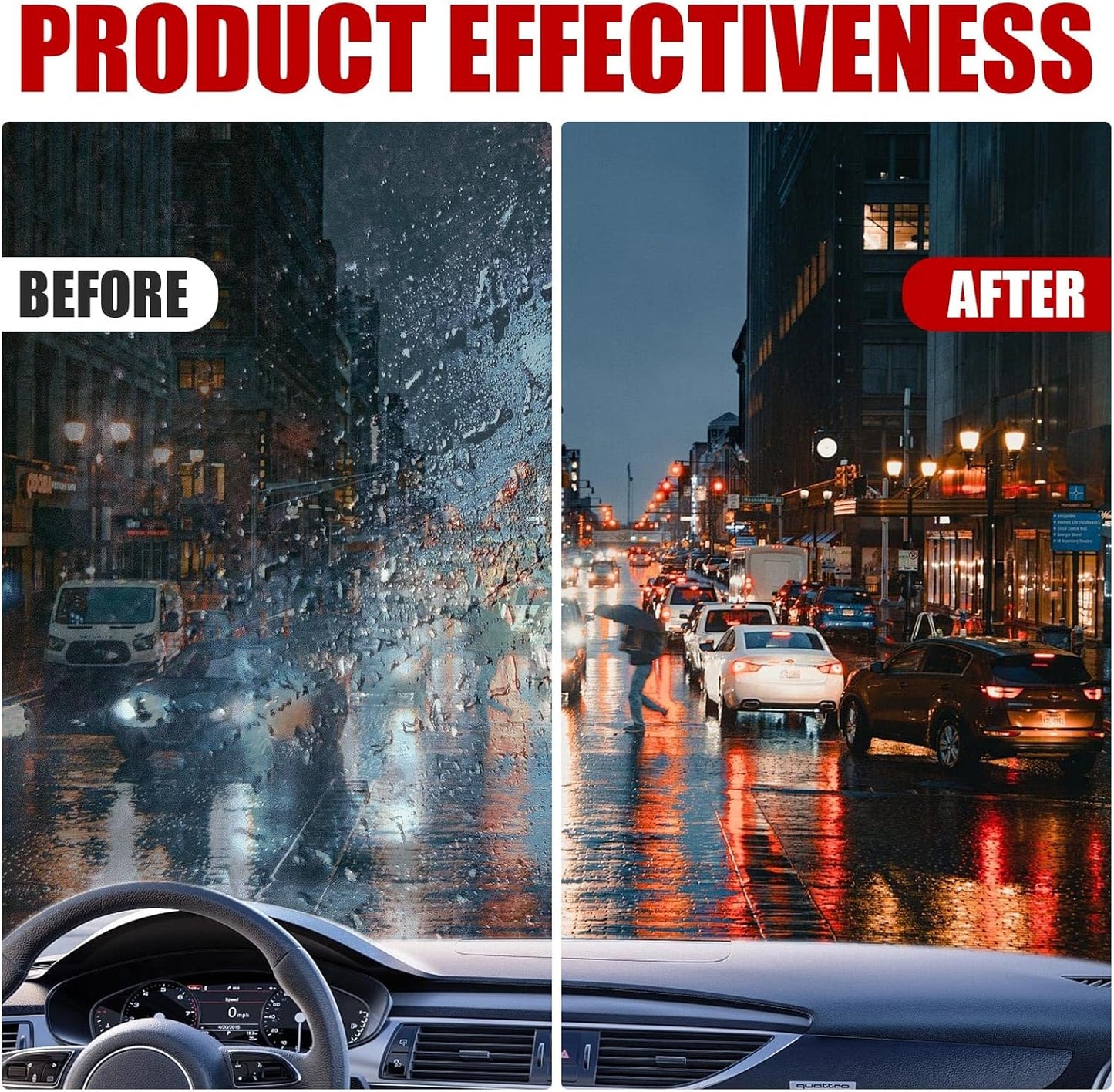 Windshield Oil Film Cleaning Brush – Clear View Every Drive!
