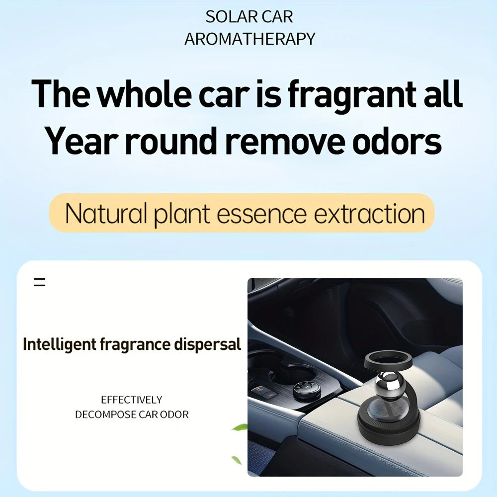 Unique Car Dashboard Air Freshener | Solar-Powered