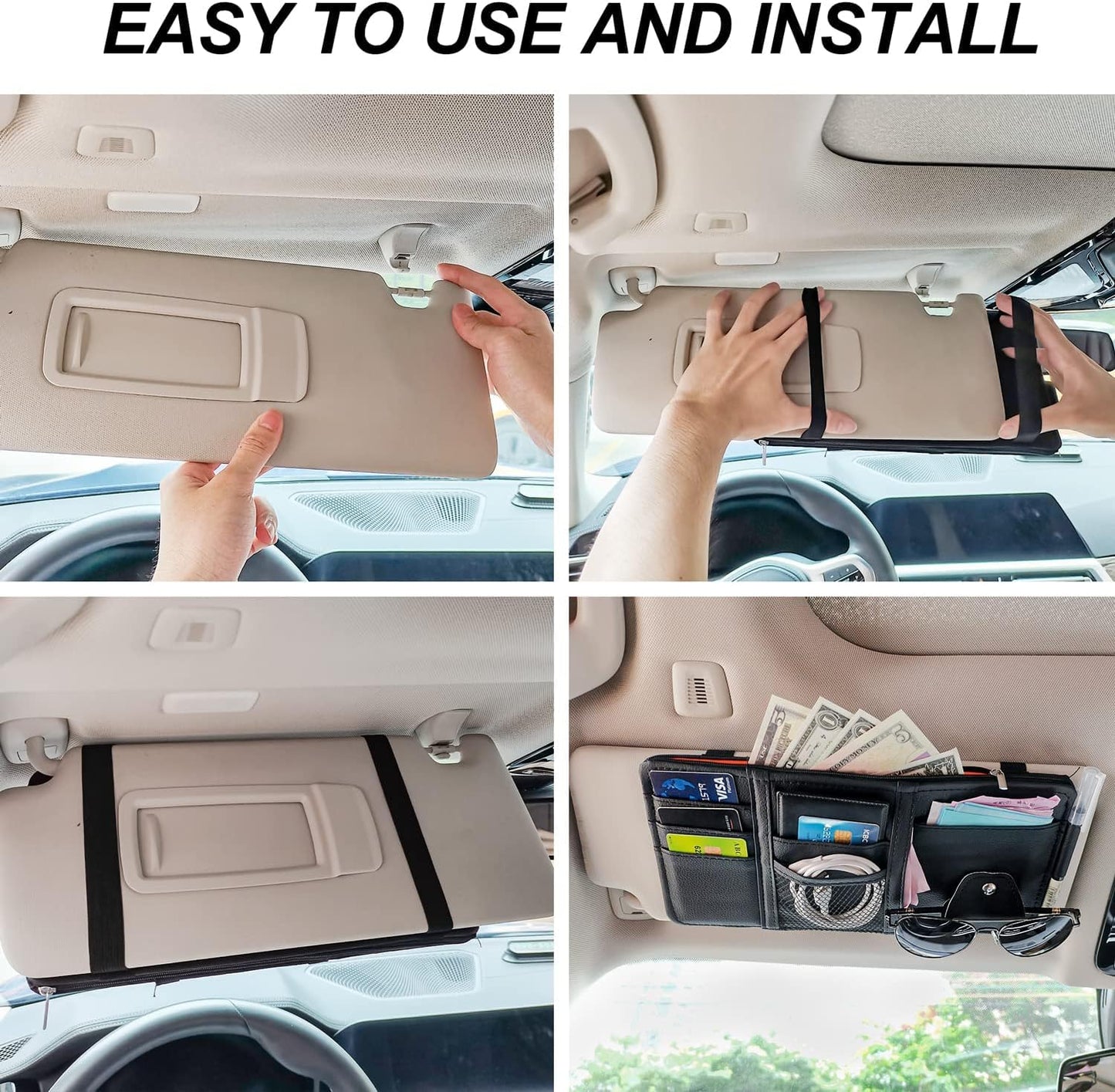 Go Carz™ Car Sun Visor Organizer