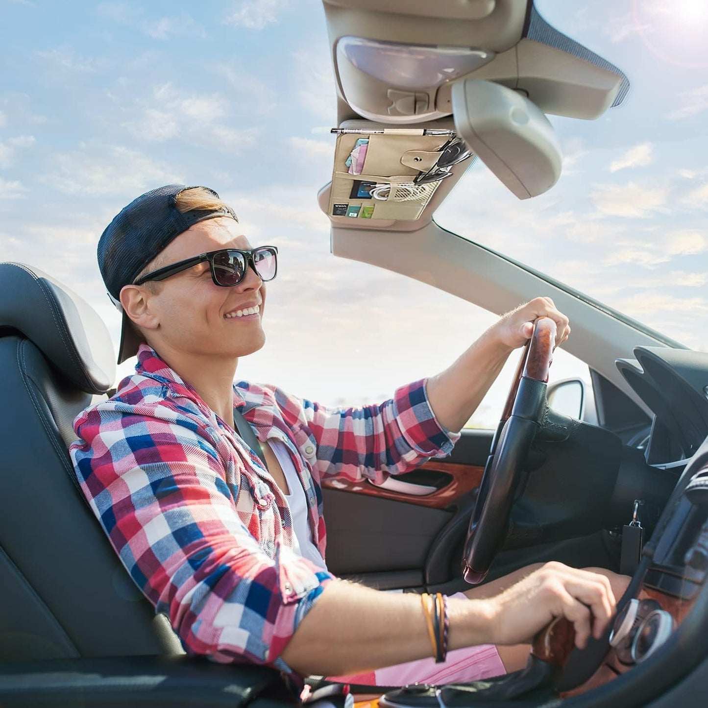 Go Carz™ Car Sun Visor Organizer