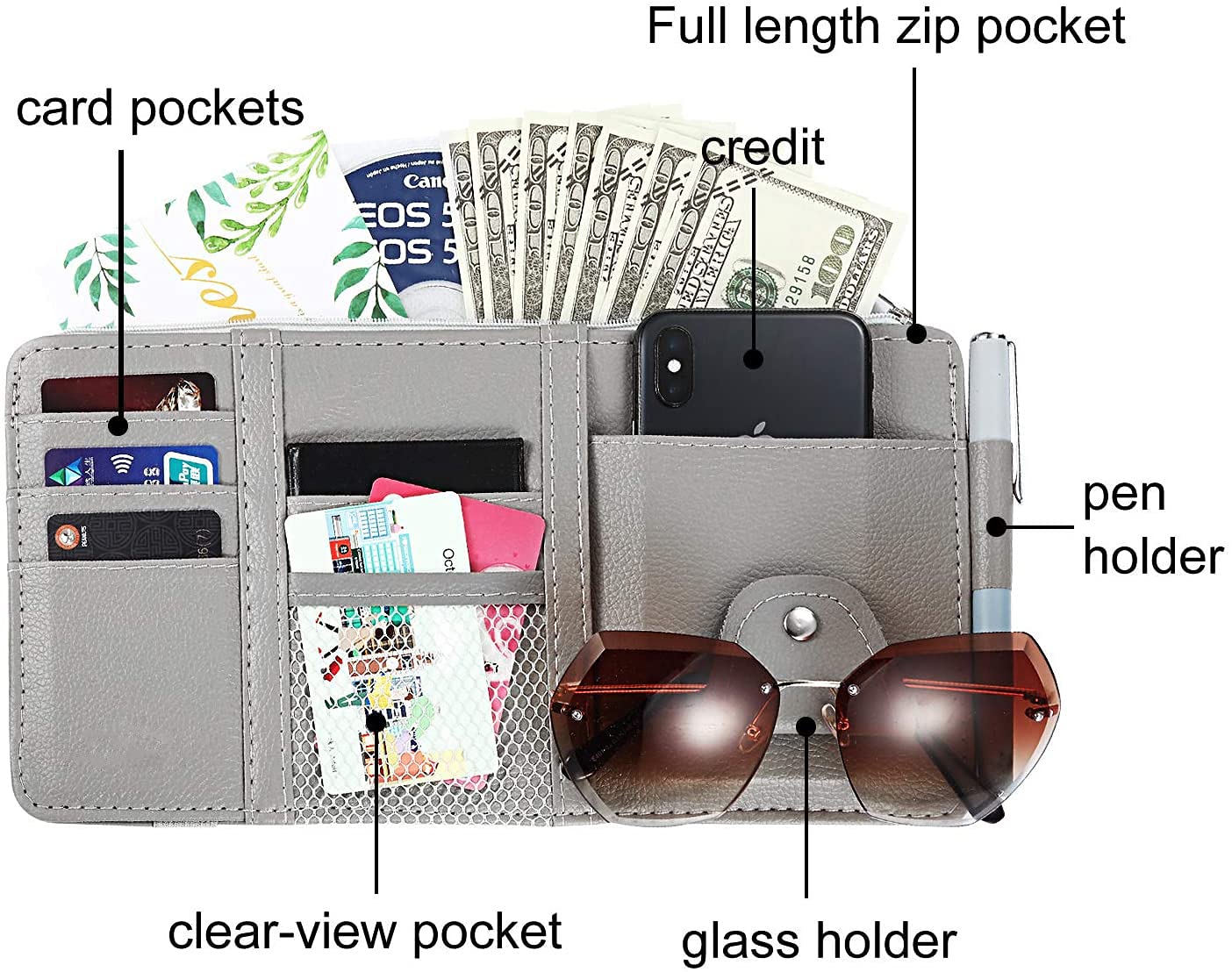 Go Carz™ Car Sun Visor Organizer
