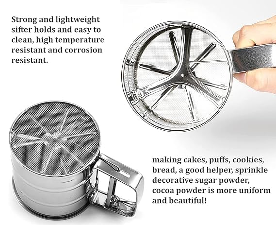 Stainless Steel Flour Sifter (Atta Chhanni)