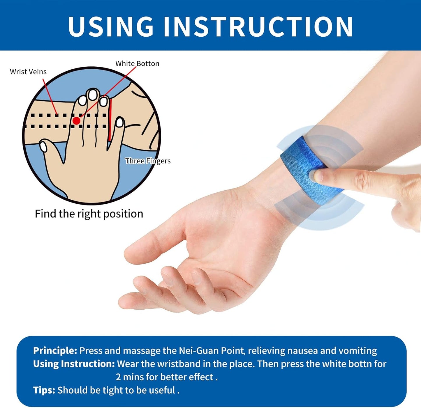 Safe Trip™ Vomiting & Motion Sickness Band