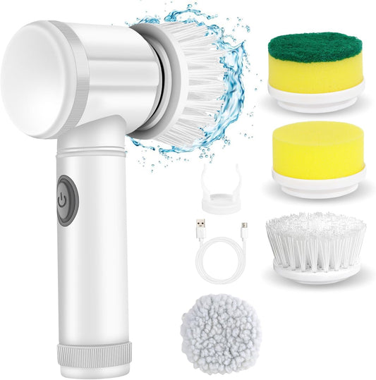 Turbo Clean™ 5 in 1 Multipurpose Electric Re-Chargeable Brush