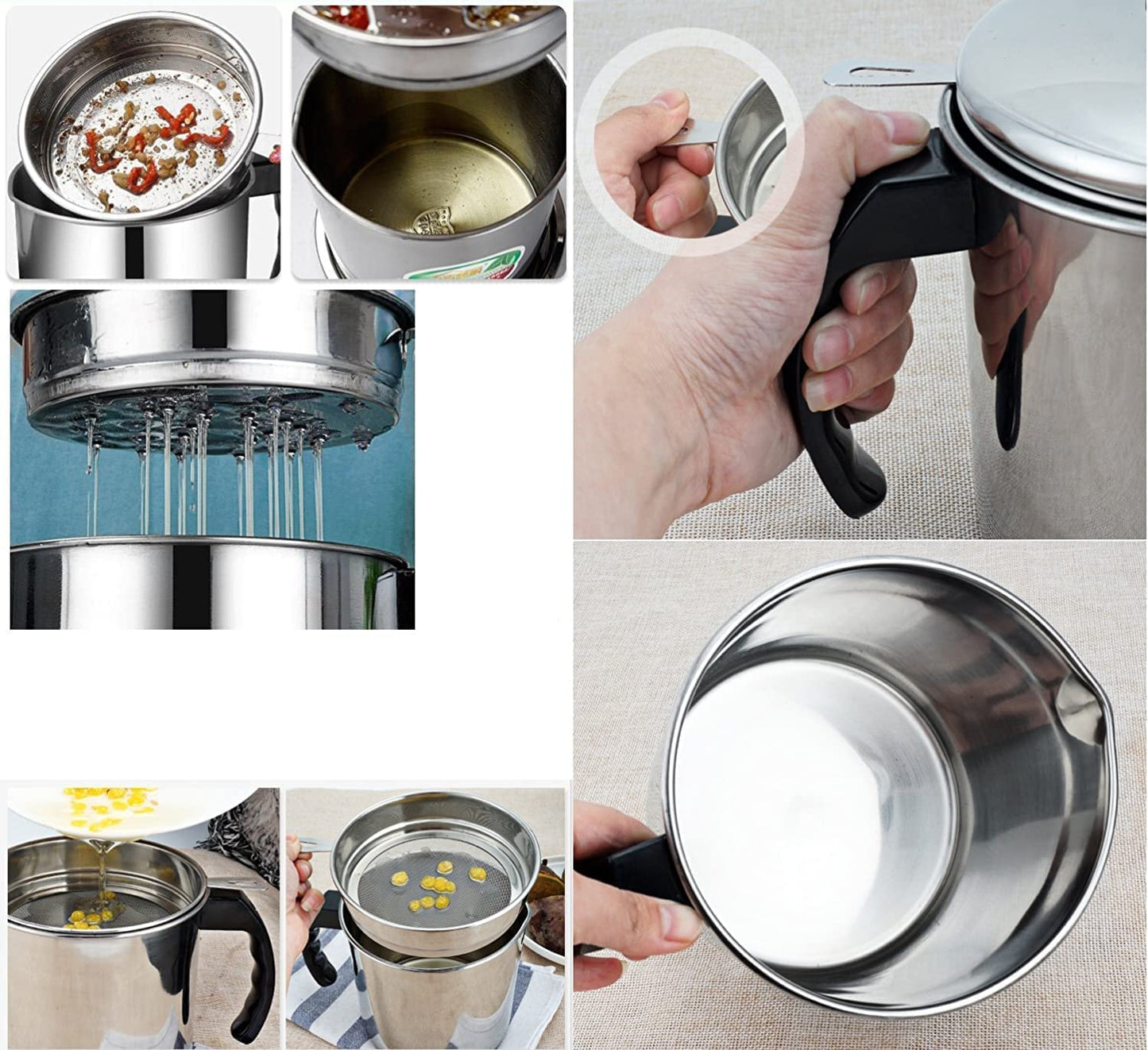 Heavy Duty | Stainless Steel Oil Filter Pot