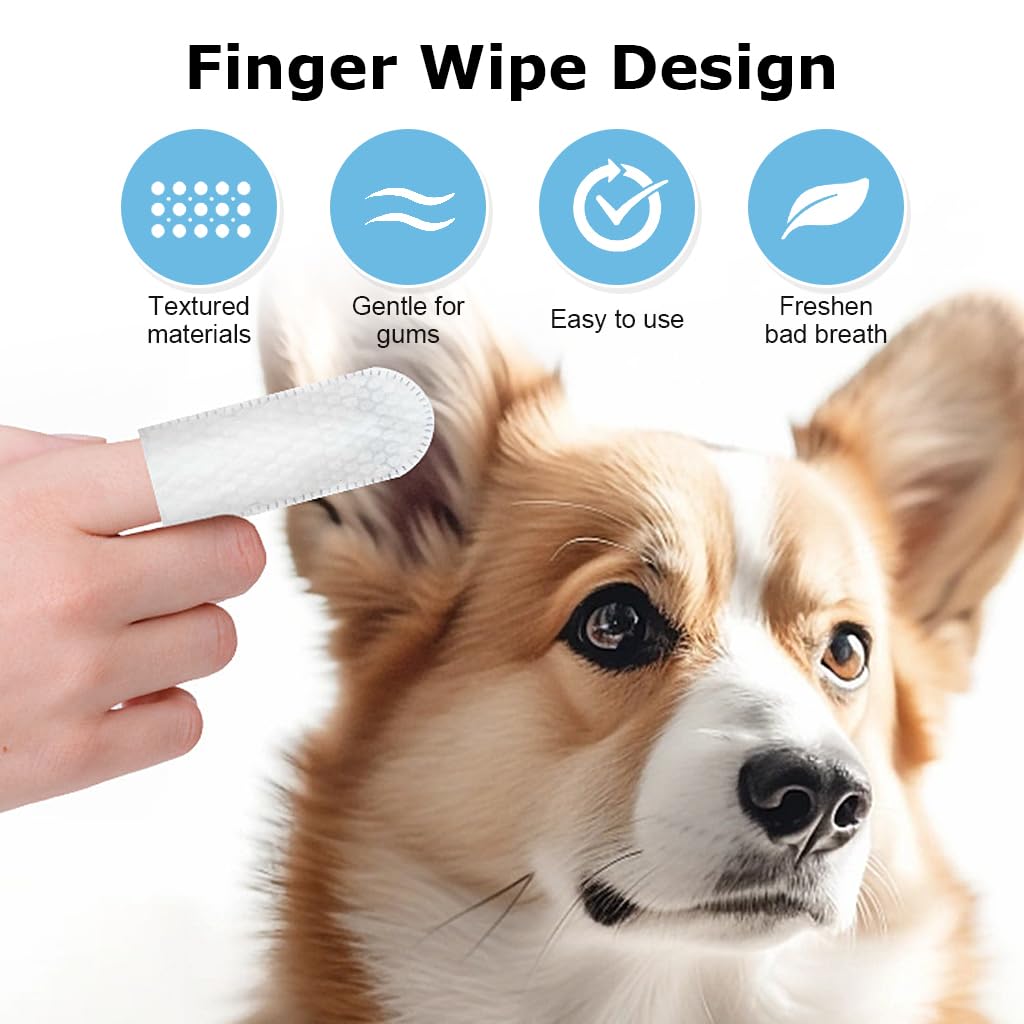 Pet Ear Cleaning Finger Wet Wipes