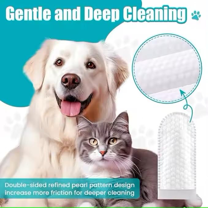 Pet Ear Cleaning Finger Wet Wipes