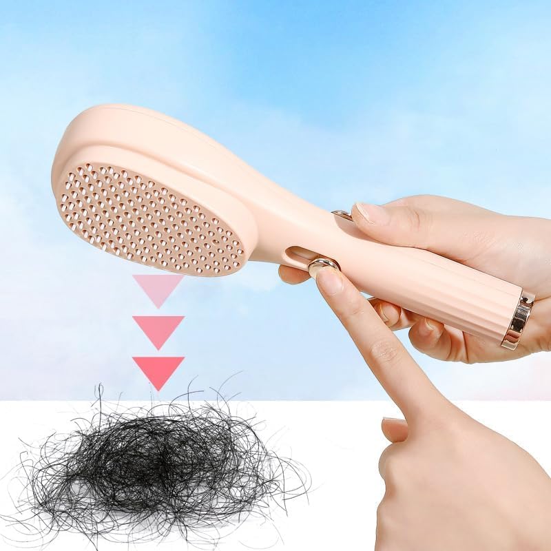Self-Cleaning Hair brush | One Click Cleaning , No Mess!