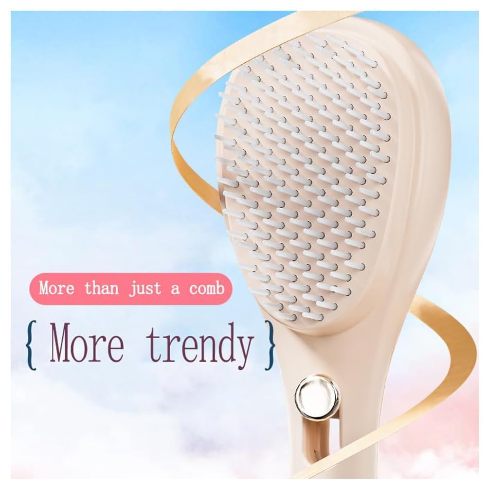 Self-Cleaning Hair brush | One Click Cleaning , No Mess!