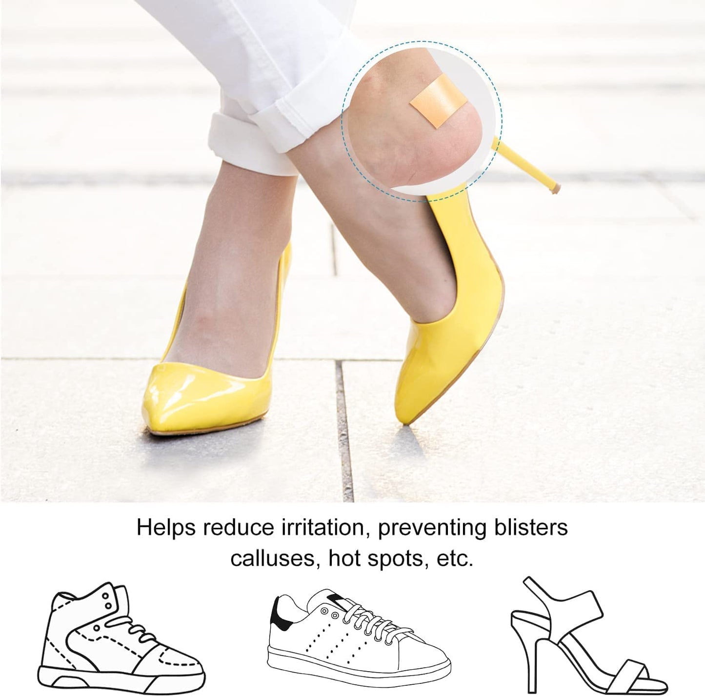 (BUY 1 GET 1 FREE) Shoe Bite Protector | Multipurpose Waterproof Tape