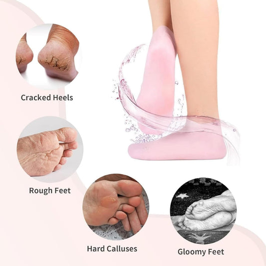 Crack Heel Pedicure Silicon Spa Gel Socks