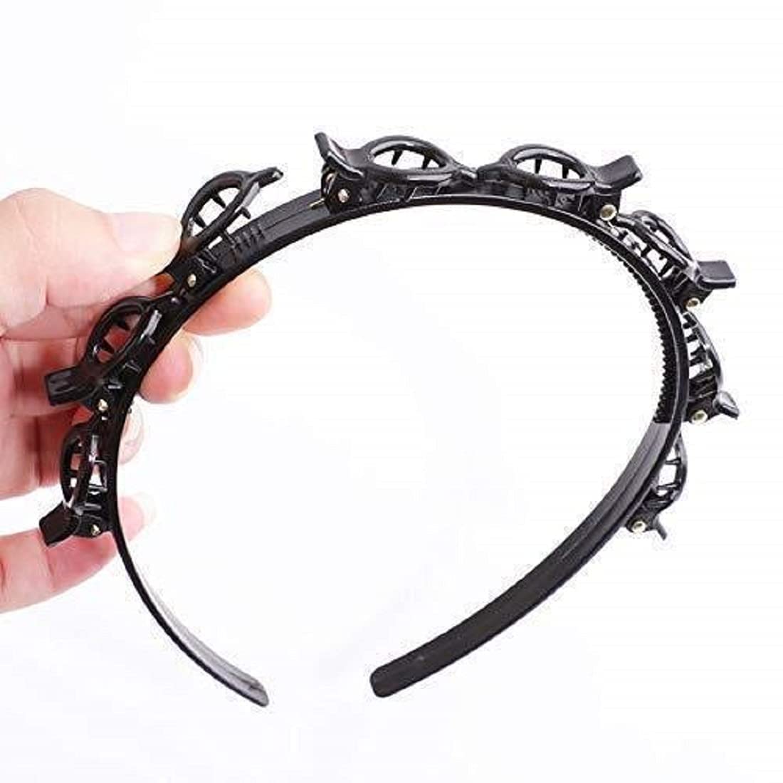 Double-Layer Twist Hair Band with Styling Clips (BUY 1 GET 1 FREE)