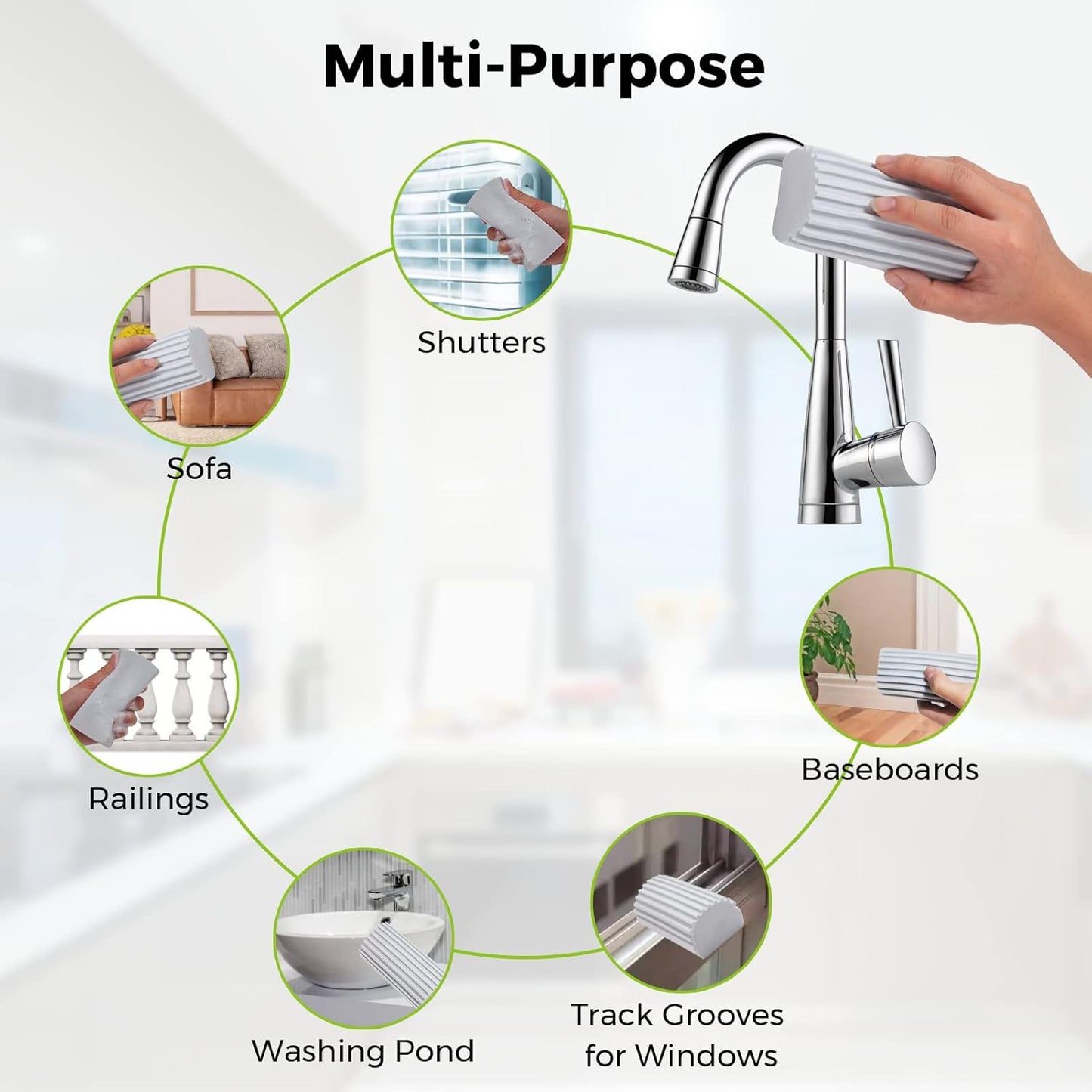 Damp Duster Multipurpose Cleaning - BUY 1 GET 2 FREE (Pack of 3)